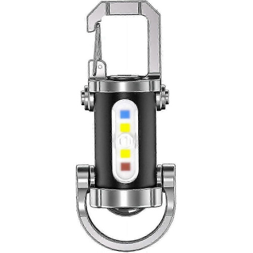 (3PCS) Rechargeable with power bank ledFlashlight, mini keychain flashlight, waterproof emergency pocket light-L