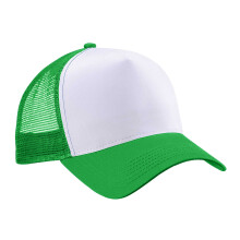 (One Size, Pure Green/White) Beechfield Unisex Adult Snapback Trucker Cap
