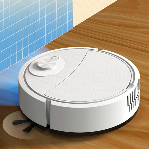 (White) Robot Vacuum Cleaner Intelligent Cleaning Mopping System Ai Robot Floor Carpet Sweeper 1