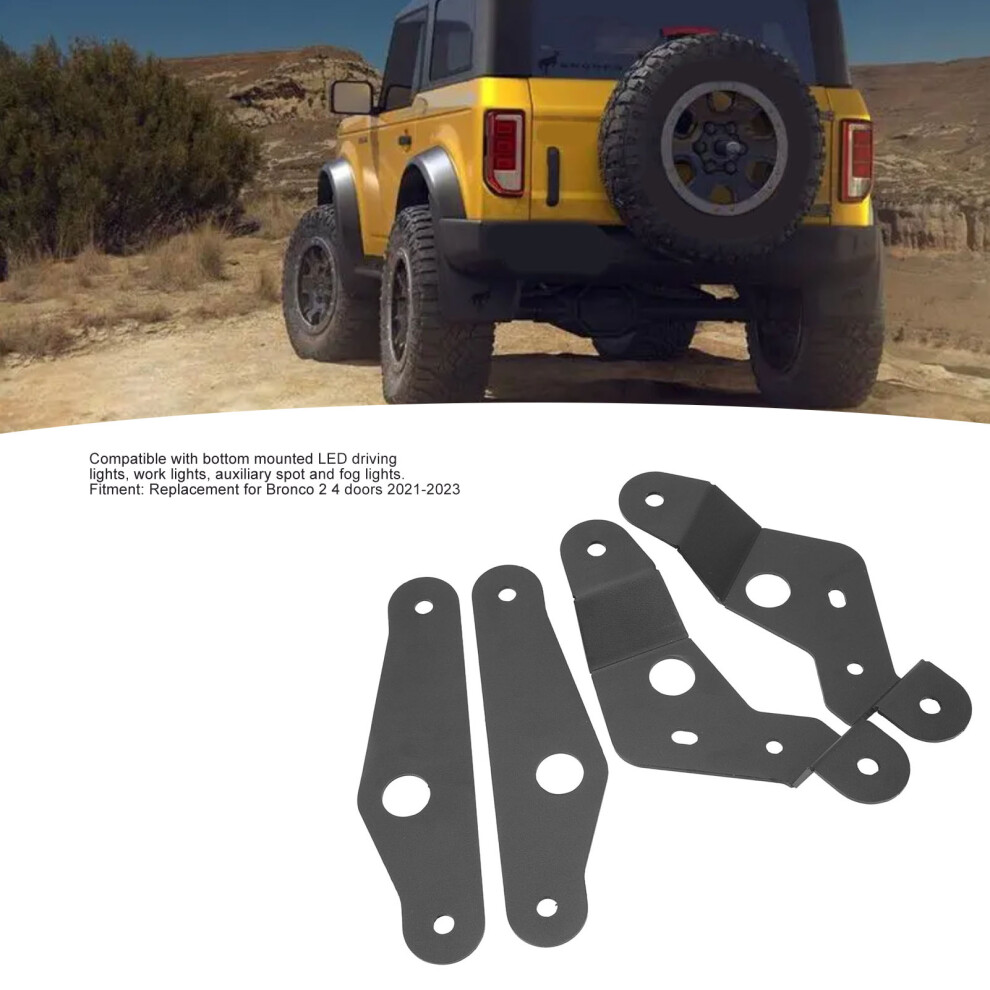 A Pillar Dual Mounts Steel Bronco 2021-23 Light 7340572002938