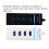 USB3.0HUB 4-port 3.0 splitter 3.0 hub hub extender speed usb computer splitter 3