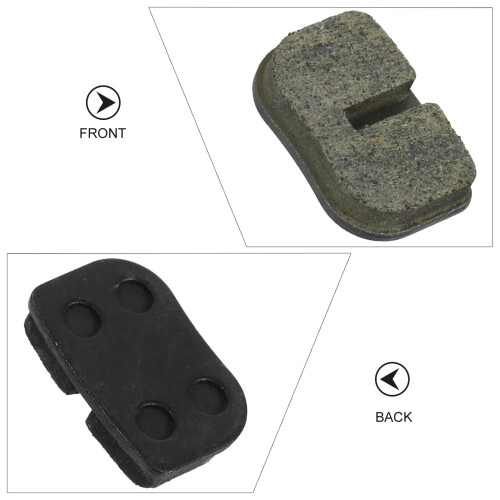 Motorcycle Brake Pads Rear Front Disc Black 2 Pcs 1