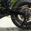 2 Pcs Motorcycle Brake Pads Replacement Rear Front Disc Black 3