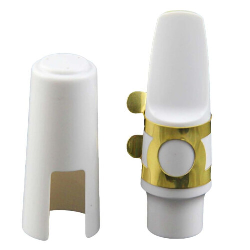 Attache-câble blanche pour saxophone haute densité sonore 2