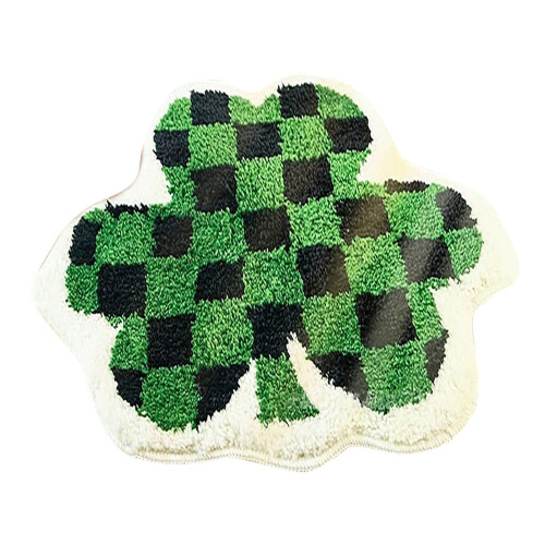 Seat Blanket Carpet Shape Green Throw Blanket 1 pc 1