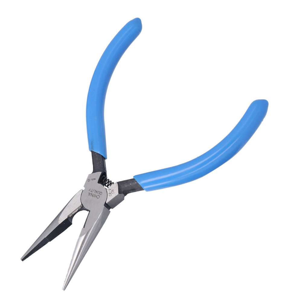Ultrathin Mini Needle Nose Pliers Mjl-13, Chrome Vanadium Steel, Blue 7621390761871