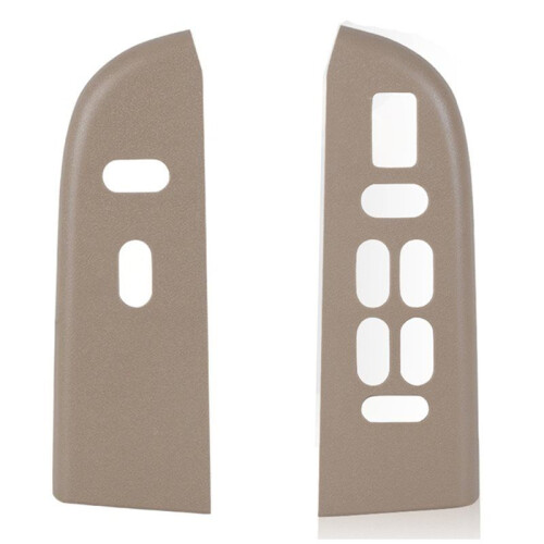 Front Left+Right Door Window  Panel Bezel Lift  Panel Cover for  Expedition 2004-2006 Brown2L1Z-14524AAA 1