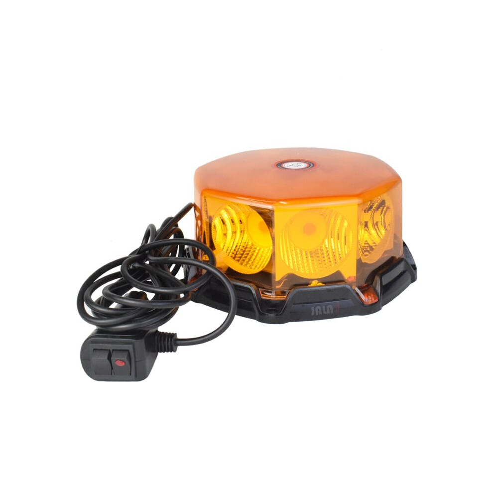 Led Beacon Lights Strobe Warning Truck Fire Engine Bus Flashing Emergency Cob 12V-24V Amber 4713740693611