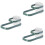 Multifunctional Clothes Hanger Storage Rack Punch-Free Wall-Mounted Double-Layer Foldable Clothes Rack Storage Rack B 1
