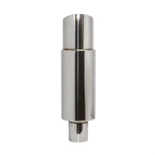 Stainless Steel Car Exhaust Pipe Straight Drum Muffler Tail Pipe High Quality Universal 63mm Outlet 89mm Length 370mm B