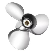 11 1/8 X 14 Stainless Steel Outboard Propeller 697-45970-00-98 for 25-60HP 13 Tooth RH