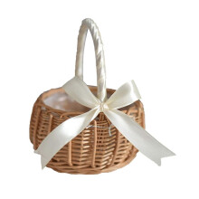 Woven Flower Basket Hualanzi Wicker Basket Candy Gift Basket 19cm