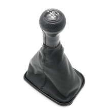 For Mk4 / Mk4 /Bora 1999-2004 5-Speed Gear Shift Knob Shifter W/PU Dust Cover & Frame 12mm