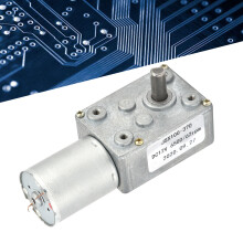 Self-Locking DC Worm Gear Motor JSX100-370 12V 62RPM Electric Reducer
