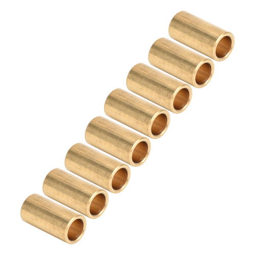 Bronze Bushing 8 Pcs Copper Sleeve for Electrical Equipment Heavy Load Capacity