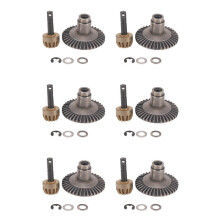 6X 13T 38T Différentiel Principal de Moteur D'Engrenage en Métal de Couronne en Métal Combo pour L'Essieu Arrière Avant AXIal SCX10 90021 90022