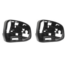 2X Side Wing Mirror Frame Holder for Focus MK3 MK2 2008 2018 Outer Glass Surround Housing Trim Right with Hole