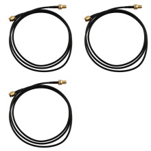 3X SMA Male to Female Adapter Pigtail Coaxial Jumper Extension Cable 3.3ft Long