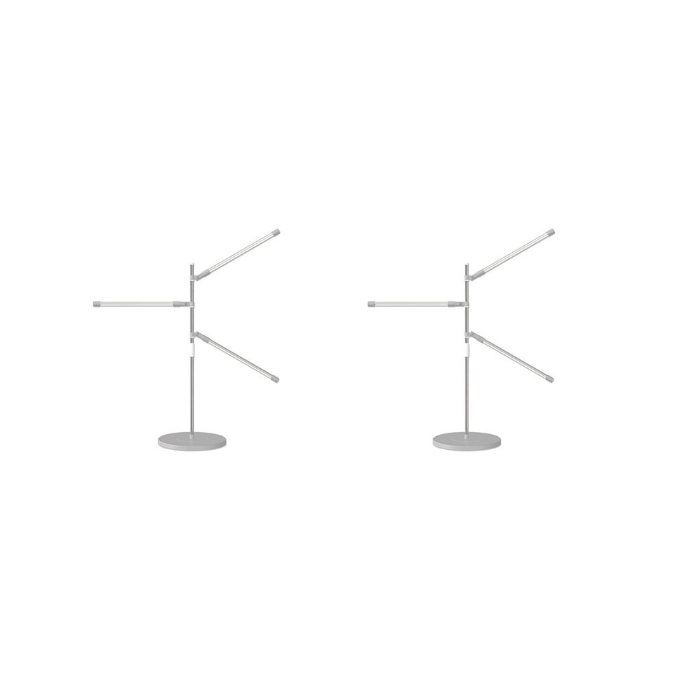 2X Led Grow Full Spectrum Plant Growth Height Adjustable Dimmable Growing Lamp With Timer For Indoor Plants Light 4713906231824