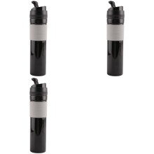 3X Coffee Maker French Press Travel Coffee Mug Portable Tea and Coffee Maker Bottle, Hot and Cold Coffee Brewer
