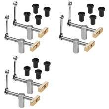 3 Set Woodworking Bench Dog Clamps with Bench Dog Stop Sets, Clamp Fixture Vise Benches Joinery Carpenter Tools(20Mm) B