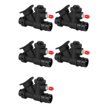 5X Scuba Gonfiatore Universale di Potenza Bcd con Boccaglio Angolato di 45 Gradi per Tubo Standard da 1 Pollice, Valvola di Sicurezza un Valvola un