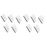 10pcs 433MHz Wireless Vibration Glass Break Detector, Adjustable Sensitivity, Compatible with Alarm Systems 1