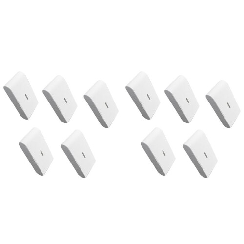 10pcs 433MHz Wireless Vibration Glass Break Detector, Adjustable Sensitivity, Compatible with Alarm Systems