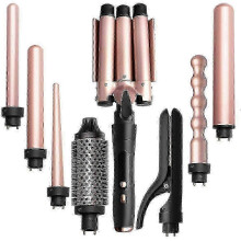 Waver Curling Iron Wand - BESTOPE PRO 5 in 1 Curling Wand Set Hair Crimper for Women, Fast Heating Crimper Wand Curler in All Hair Type, Wom