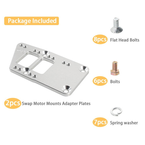 LS Engine Mount Sturdy Swap Motor Conversion Plate Kits for Car LS1 LS2 LS3 LS6 2