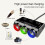Car Phone Mount with 3 Lighters and USB Charger with 5