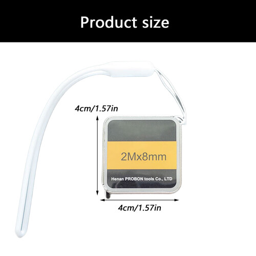 Portable 2M Steel Rulers Measuring Tool For DIY Projects Double 2