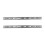 Drawer Slides Cold Rolled Steel Silver 2 pcs 6