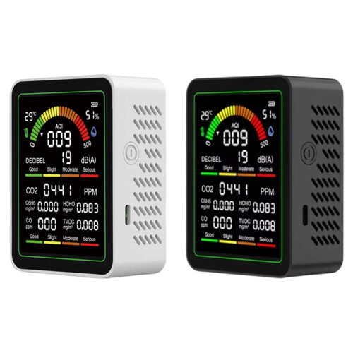 Detectors Measuring CO CO2 C6H6 Formaldehyde TVOC-Black 1