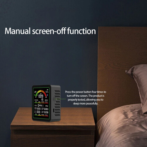 Detectors Measuring CO CO2 C6H6 Formaldehyde TVOC-Black 2