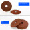 Efficient Chainsaw Chain Sharpener Wheel 100mm 108mm-145mm 6