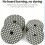 4Piece Dry Grinding Pad Flexible Design Sanding Discs-10cm 500 7