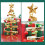 Iron  bell  Christmas tree desktop simulation Christmas tree display Christmas decorations As Shown 3
