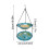 Outdoor hanging bird feeder for balcony rail 3