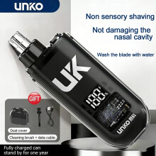 Electric Nose Hair Trimmer,Ear and Eyebrow Trimmer,Washable Rechargeable Shaver