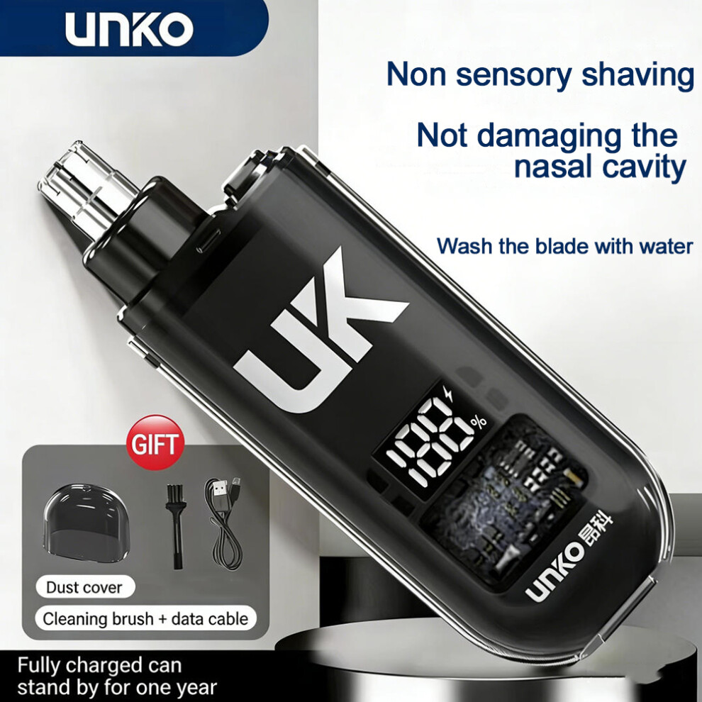 Electric Nose Hair Trimmer,Ear And Eyebrow Trimmer,Washable Rechargeable Shaver
