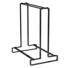 Extra grote opbergkast voor kledinghangers, ruimtebesparende organizer voor kledingkasten en wasruimte, eenvoudig te monteren.