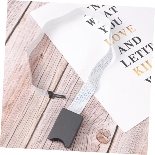 Micro SD Extension Cable 48cm Flexible Ribbon Extender for Camera GPS DVR Easy Access Adapter White 1