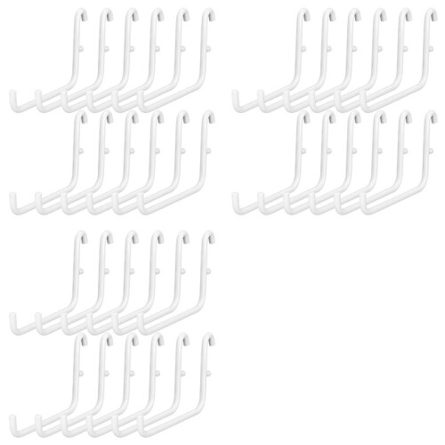 36Pcs Peg Board Hooks, Peg Board Accessories, Long Peg Board Hooks Set Metal Storage Tool Waterproof Home Office Tool