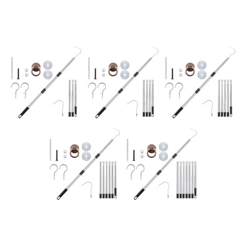 MultiPurpose Retractable Ladder Pull Down Hook Systems-200CM 1