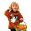 Φούτερ με κουκούλα για νήπια για νήπια, Halloween, με στάμπα κινουμένων σχεδίων και 5