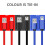 Cabo USB 2.0 Tipo A para Mini B Trançado Premium para Carregamento, 1 metro (39 polegadas) de Comprimento 8
