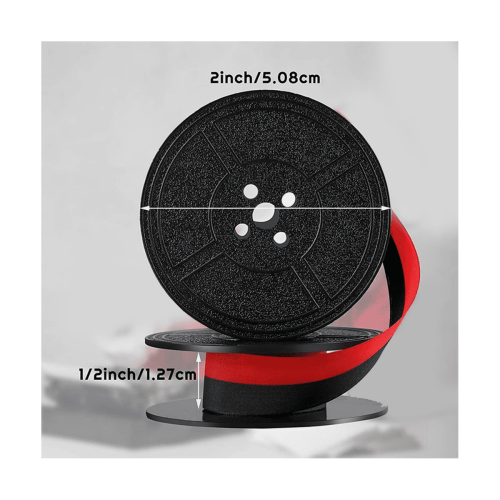 5Pcs Typewriter Ribbon Twin Spool Typewriter Ribbon Twin Spool Replacement Pack for Most Typewriter, Black 2