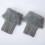 Ankle Socks, Crew Socks & Leg Warmers – Wool-Like, Fuzzy, Solid Color, Grey 6