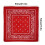 Women's Polyester Cowboy Headband 22x22 Inch Red 2